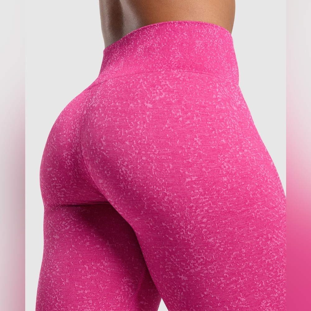 ADAPT Fleck Seamless Leggings in Winning Pink/Sour Pink size M - Picture 7 of 8